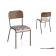 Chaise d'hotellerie et restauration empilable Design Arcs