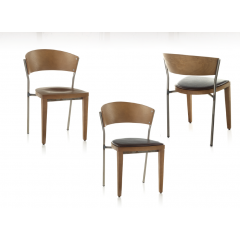 Chaise bois d'hotellerie et restauration Design Carla