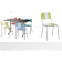 Chaise empilable d'hotellerie et restauration Design Retro