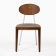 Chaise mixte bois/Acier d'hotellerie et restauration empilable Design Mixt