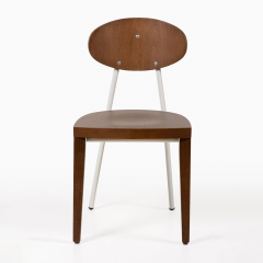 Chaise mixte bois/Acier d'hotellerie et restauration Design Mixt