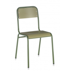 Chaise mixte bois/Acier empilable d'hotellerie et restauration Design Simpl