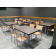 Chaise d'hotellerie et restauration empilable Design Cubica