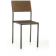 Chaise d'hotellerie et restauration empilable Design Cubica