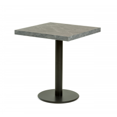 Pied Table en fonte, base ronde et colonne cylindrique Design Lyon