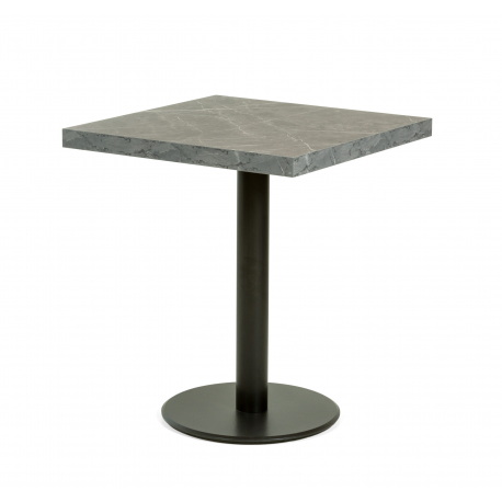 Pied Table en fonte, base ronde et colonne cylindrique Design Lyon