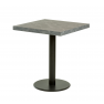 Pied Table en fonte, base ronde et colonne cylindrique Design Lyon