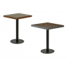 Pied de Table en métal, base ronde et colonne cylindrique Design Chapa