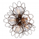 Lustre Chandelier Design Praia Antique