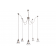 Lustre Chandelier Design Praia Antique