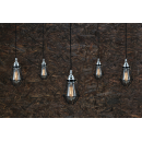 Lustre Chandelier Design Praia Antique Argent