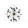 Lustre Chandelier Design Tokyo Antique Argent