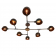 Lustre Chandelier Design Santa Anita Antique