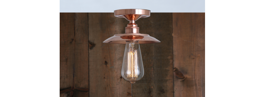 Plafonnier Cuivre Design Suva
