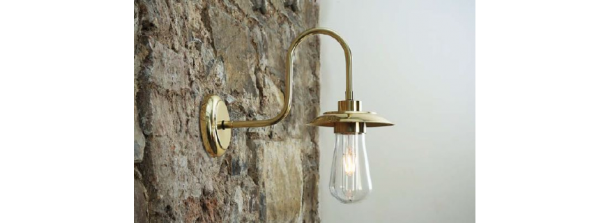 Applique col de cygne pour extérieur et salle de bain Design Ren IP65