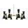 Lustre Chandelier Design Cairo Noir