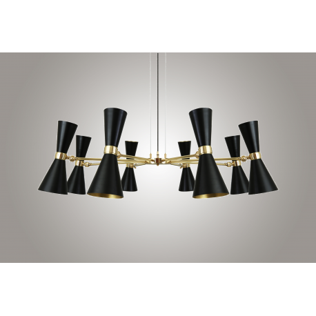 Lustre Chandelier Design Cairo Noir