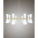 Lustre Chandelier Design Cairo Blanc