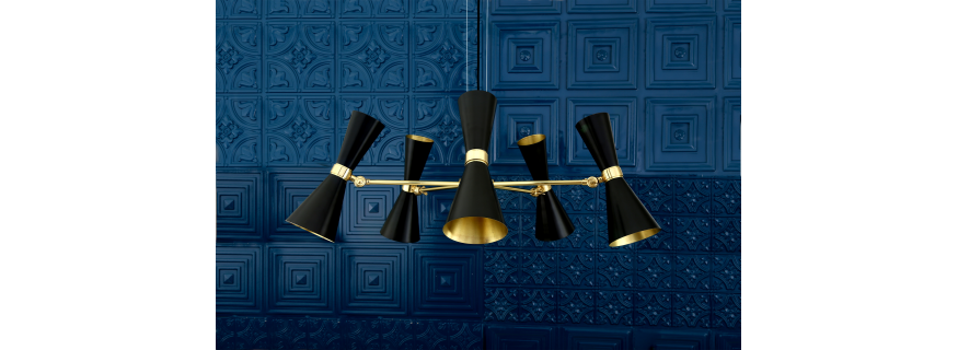 Lustre Chandelier Design Cairo 5 bras