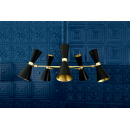 Lustre Chandelier Design Cairo 5 Noir