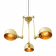 Lustre Chandelier Design Neiva Laiton poli