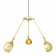 Lustre Chandelier Design Neiva Laiton poli