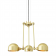 Lustre Chandelier Design Neiva Laiton poli