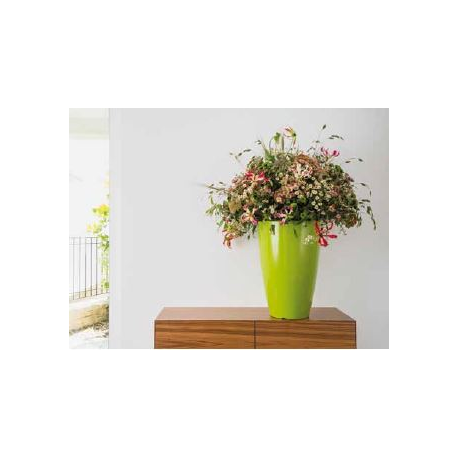 Vase rond en résine Design Prisma