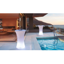 Table présentoir lumineux solaire Design Bahamas