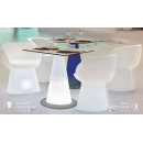 Table lumineuse solaire design Itaca