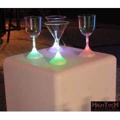 Verre lumineux à Led multicolore