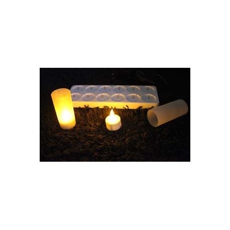 12 Bougies Led rechargeables