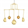 Lustre Chandelier Orientable Design San Jose Antique