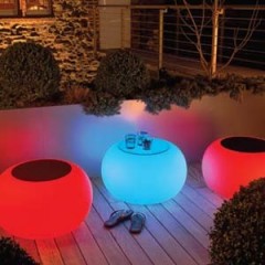 Table ( pouf) lumineuse Bubble Moree