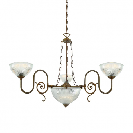 Lustre Chandelier traditionnel 3 bras Design Padang