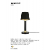 Lampe de table pour hôtel Design Kangos