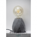 Lampe de bureau en béton Design Bezel