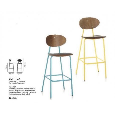 Tabouret de bar Design Eliptica