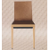 Chaise empilable mixte acier/bois Design Etna