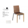 Chaise empilable mixte acier/bois Design Etna