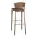 Tabouret de bar mixte acier/bois Design Carla