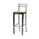 Tabouret de bar mixte acier/bois Design Capri