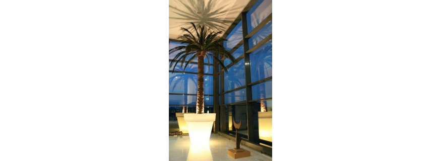 Pot de fleur lumineux Led