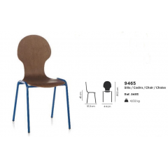 Chaise bois Design Silhouette B