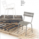 Chaise empilable acier Design Placks