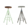 Tabouret de bar mixte acier/bois Design Conic