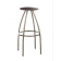 Tabouret de bar mixte acier/bois Design Trente