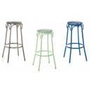 Tabouret de bar en acier Design Doss