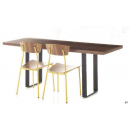 Table restaurateur rectangulaire Design Twin