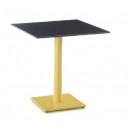 Pied de Table rond base rectangulaire en acier Design Nice